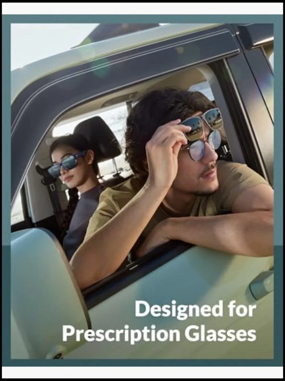 Polarized Fit Over Sunglasses - Lightweight Folding Unisex for Nearsightedness